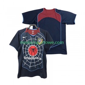 Koszulka Atlético Madryt 2004 Retro Wyjazdowe Stroje Piłkarskie 2005 Krótki Rękaw